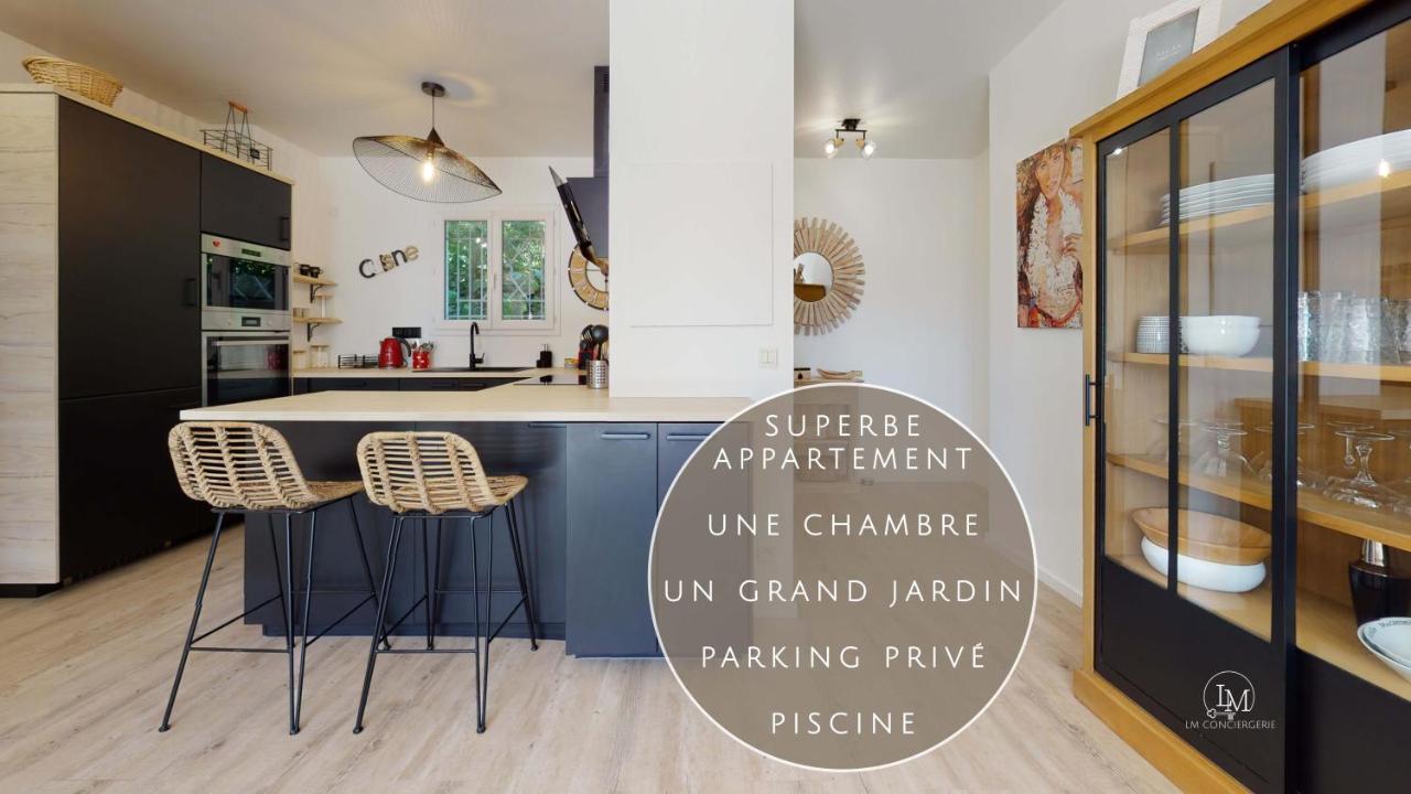 Appartement T2 : Jardin, Piscine, Parking A Сент-Максім Екстер'єр фото